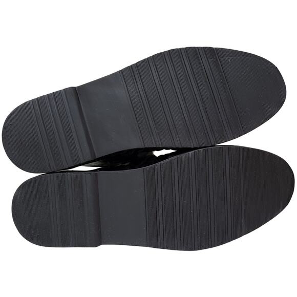 Deer Stags Men Bamboo 2 Woven Huarache Fisherman Sandal Size US 13W Black Smooth - Picture 3 of 4